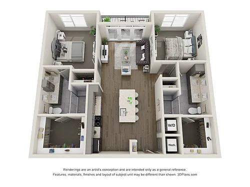 Floor plan B1