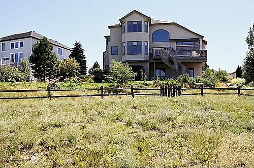 Rear of home from open space