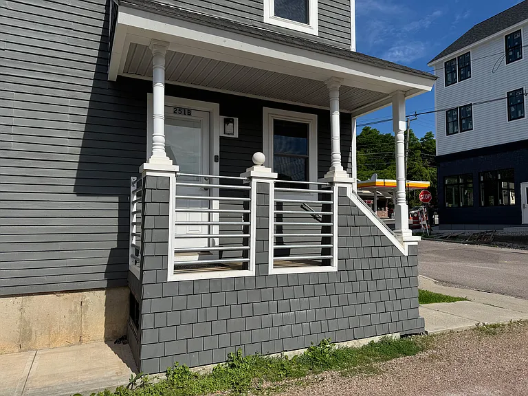 Driveway entrance