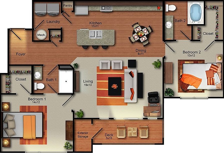 1st image of 4140 River Terrace Pl APT 202