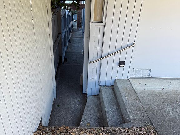 Separate entrance.