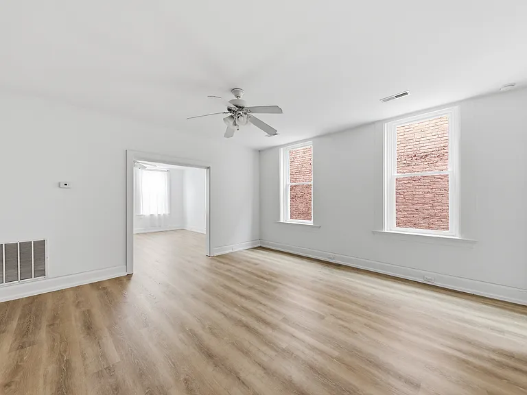 Dining room, looking into living room.