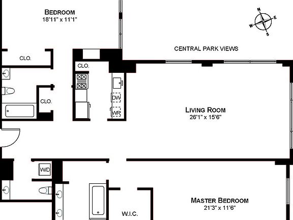 2nd image of 106 Central Park S APT 24B