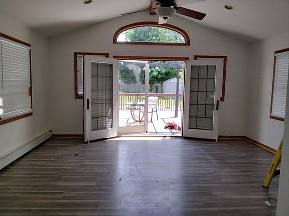 French Doors opening to Large Deck