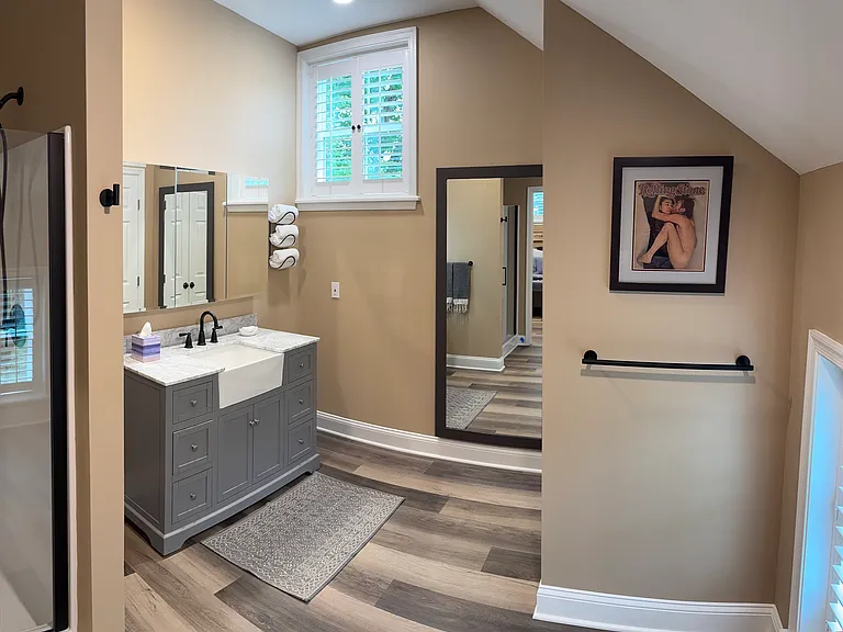 Second floor bathroom.