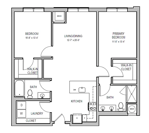 Floor plan B25