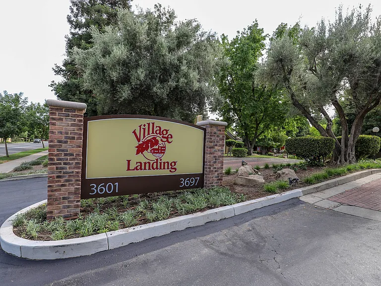 Village Landing Sign
