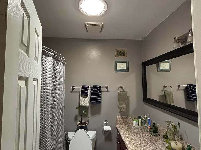 Floor #3: full bath (sink, toilet, newly reglazed bathtub). Place will be UNFURNISHED.