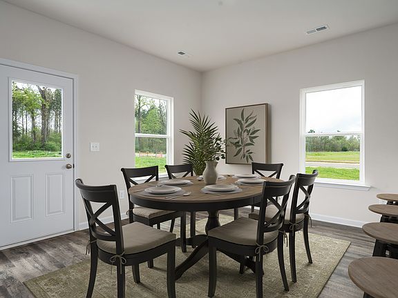 Enjoy family meals in the dining area