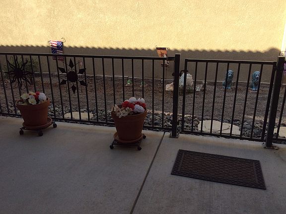 Patio looking into side yard