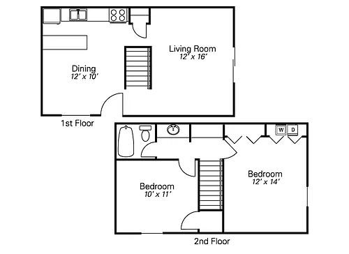 Floor plan 2 Bedroom
