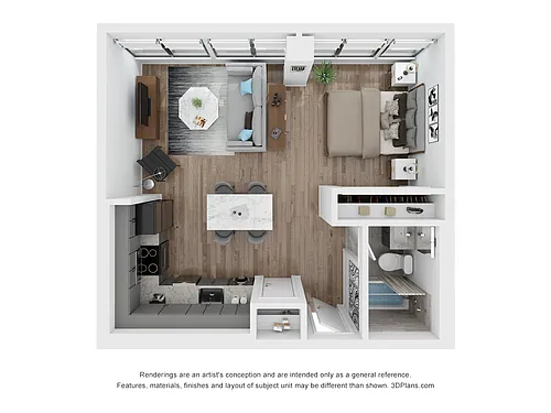 Floor plan S9 Studio