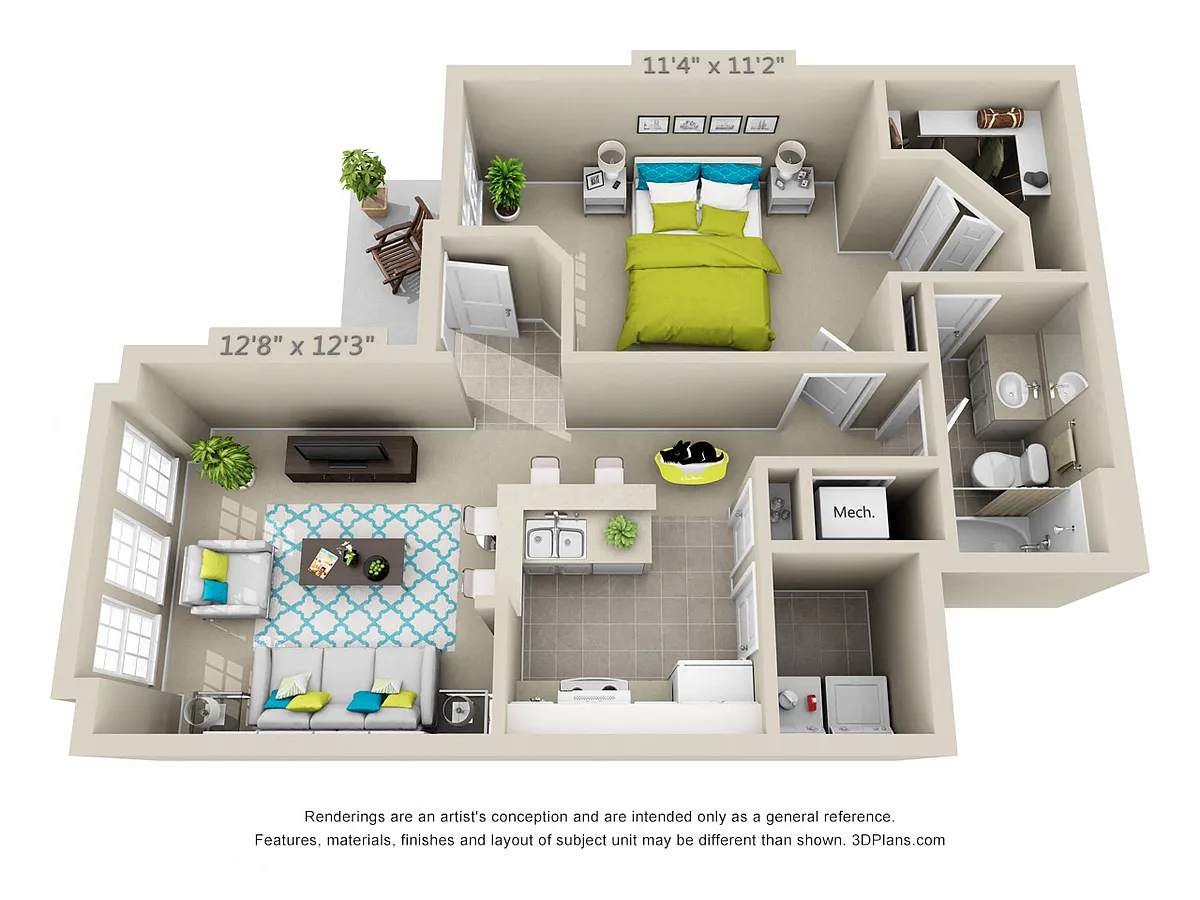 Floor plan Angelina - RENOVATED