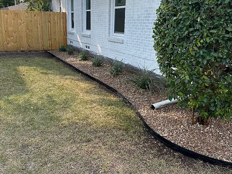 New landscaping