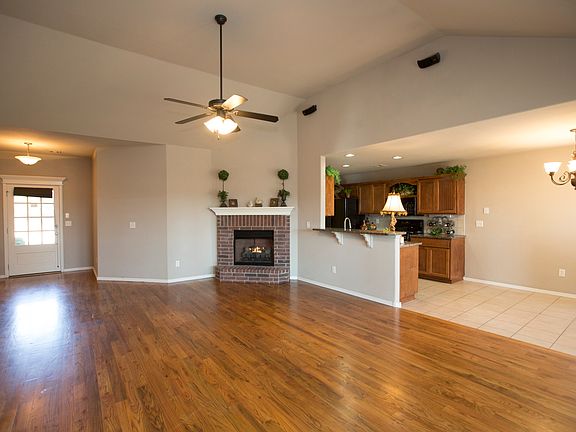 Great room has surround sound