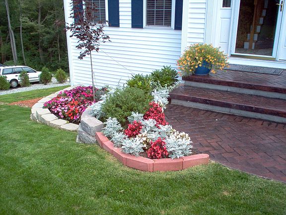 front door flower beds