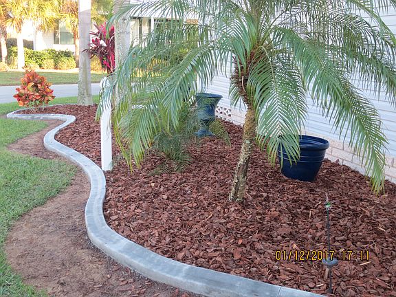 Yard Curbing added