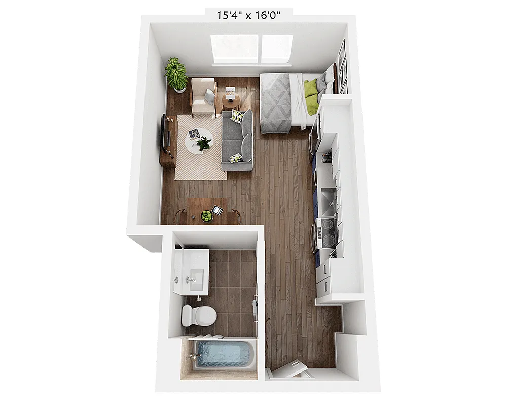 Floor plan Studio E1I