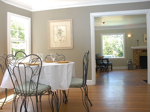 Dining and living rooms