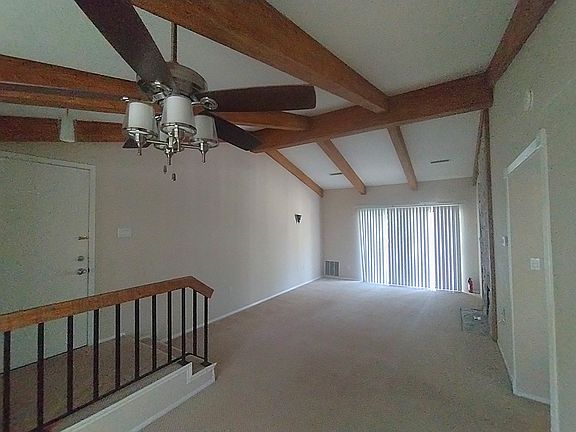 Living room view from dining area