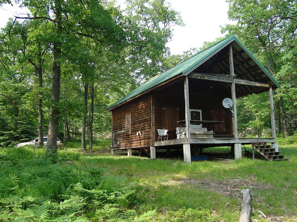 The camp overlooks a valley