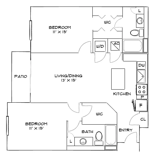 Floor plan Design 2C20