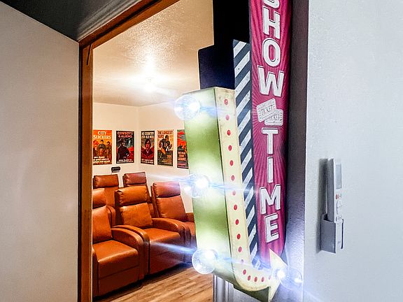 move theater in garage