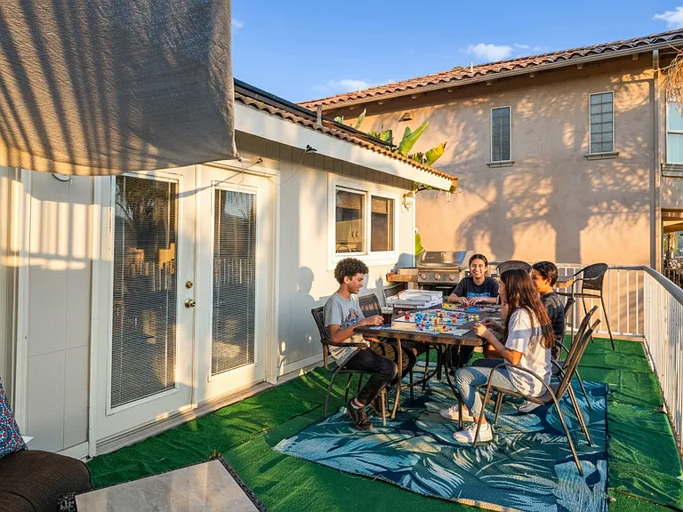 Play board games on the deck