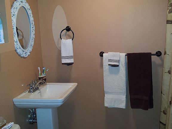 Downstairs 3/4 bathroom
