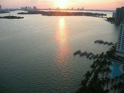 Sunset, view from balcony
