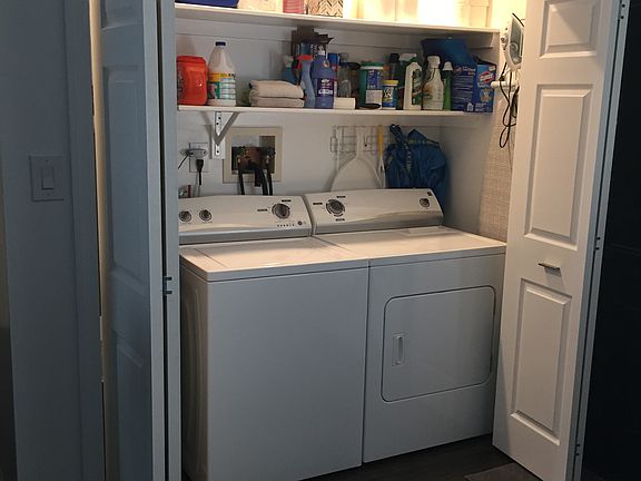 Laundry closet