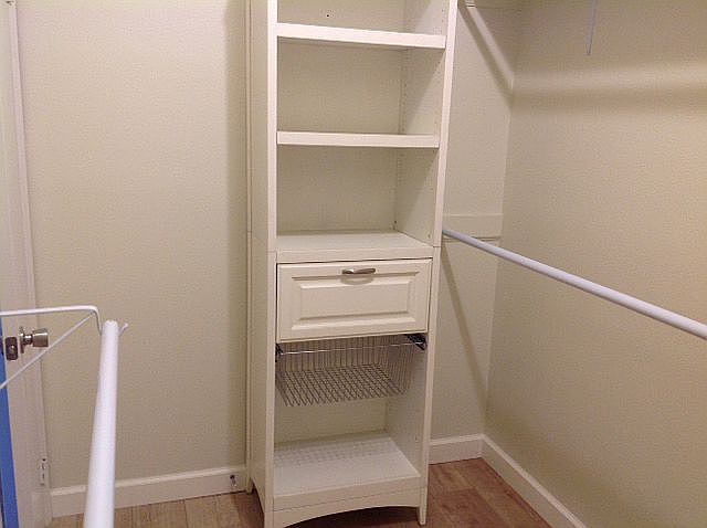 Master closet built-ins