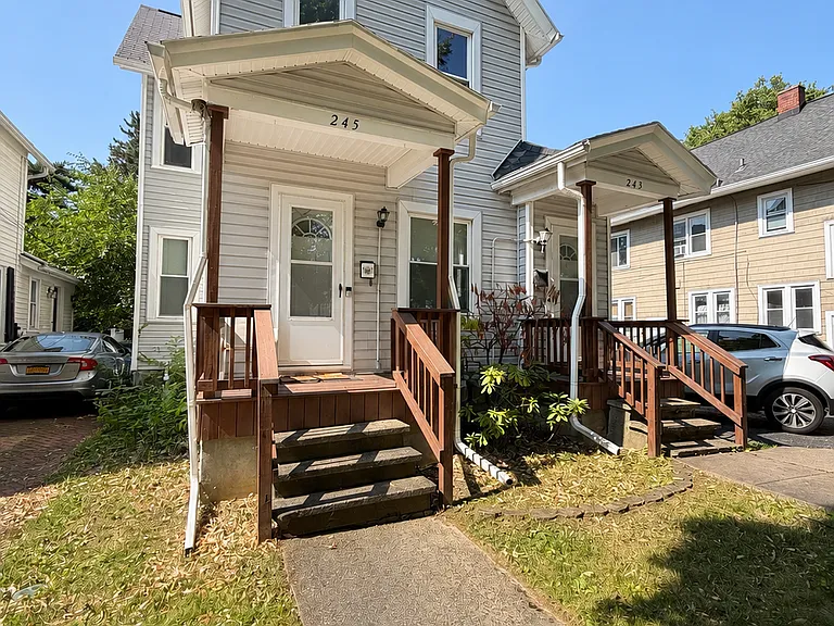 front entrance and front porch