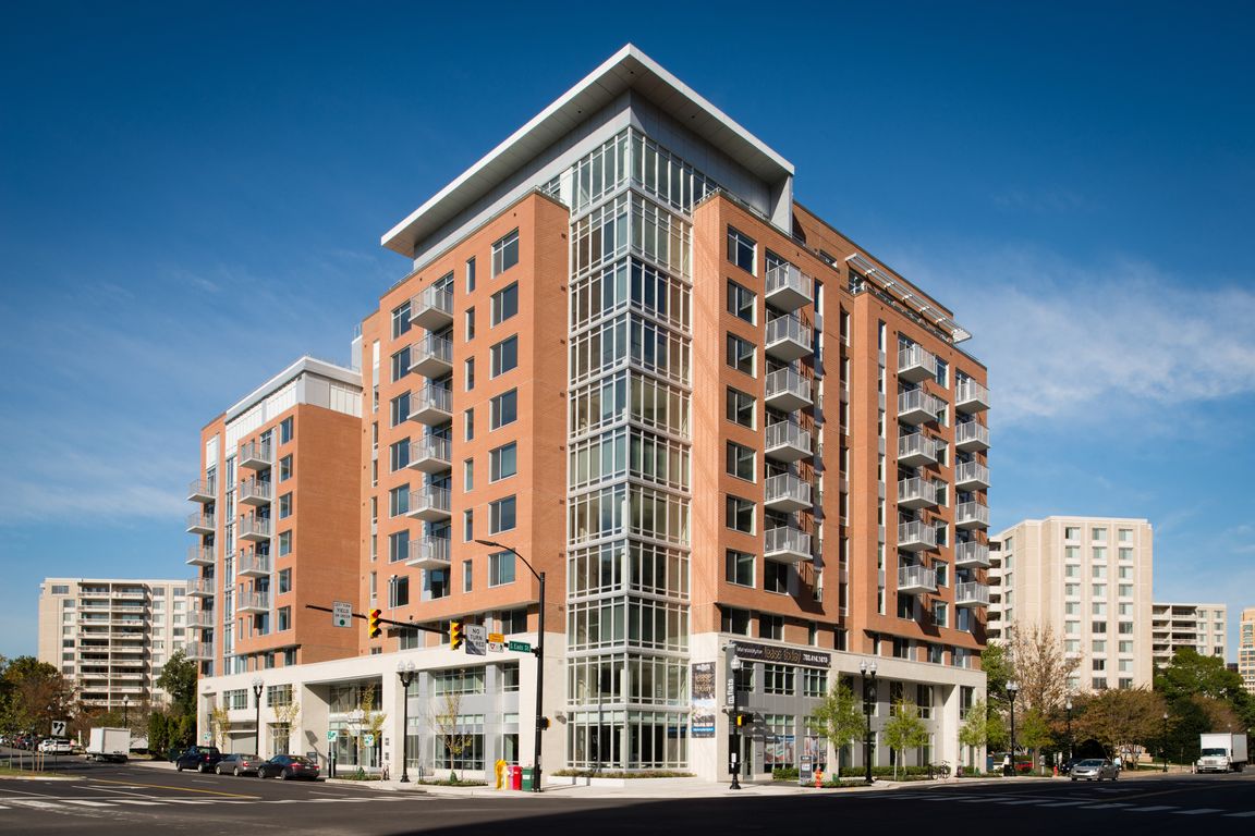 12-story LEED certified building with garage parking and keyless entry