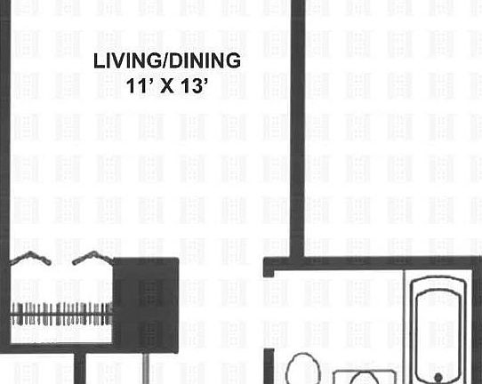 2nd image of 1 Wall Street Ct APT 1403