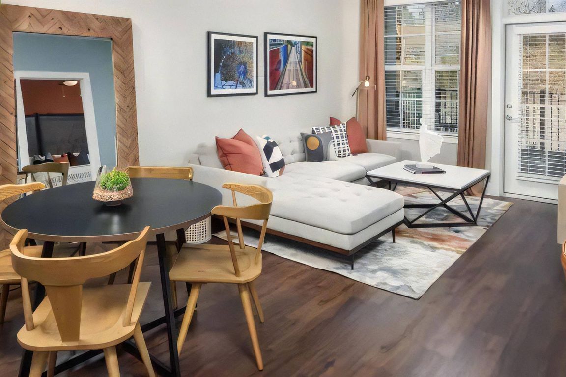 Open Concept Living Room with Modern Finishes