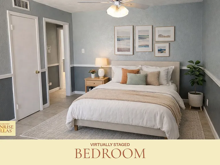 Full Bedroom | Affordable 1 & 2 Bedroom Apts Near Fort Hood | Call to ask about our move-in special!
