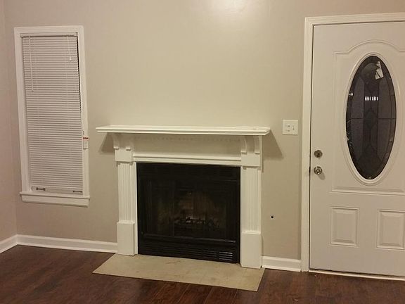 Fireplace and Entrance