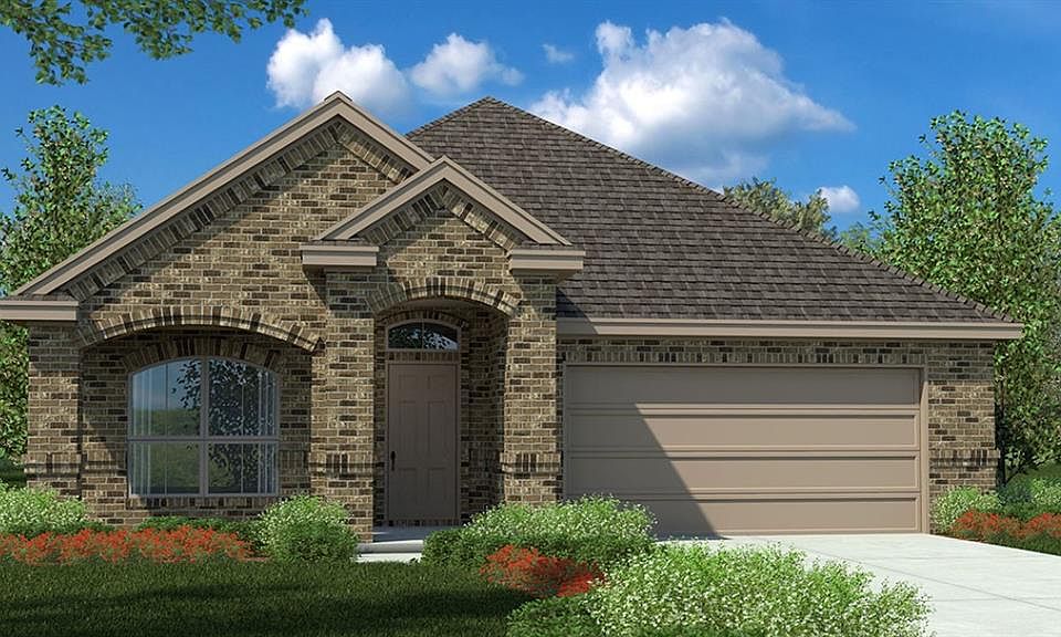 D.R. Horton's Los Alamos Floorplan Elevation H09. Photos shown here may not depict the specified home & features included are for illustration purposes only.