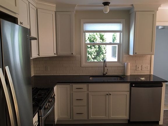 New kitchen, granite, subway tiles,