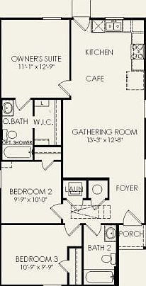 Bastrop - Floorplan