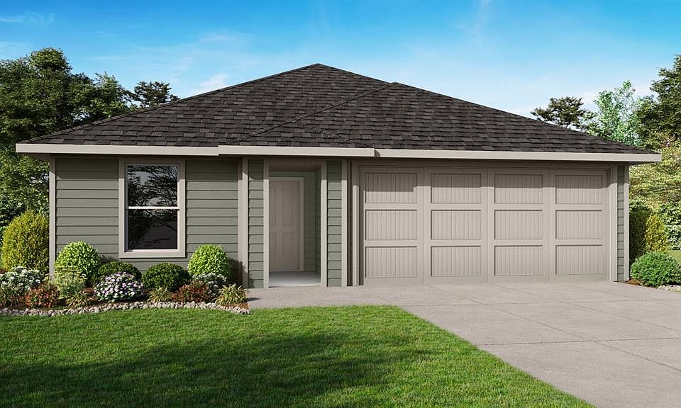 Front Elevation - D.R. Horton''s EllisFloorplan Elevation B - All Home and community information, including pricing, included features, terms, availability and amenities, are subject to change at any time without notice or obligation. All Drawings, pictures, photographs, video, square footages, floor plans, elevations, features, colors and sizes are approximate for illustration purposes only and will vary from the homes as built.
