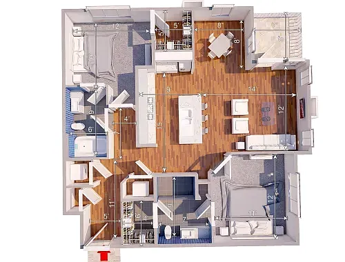 Floor plan Laurel