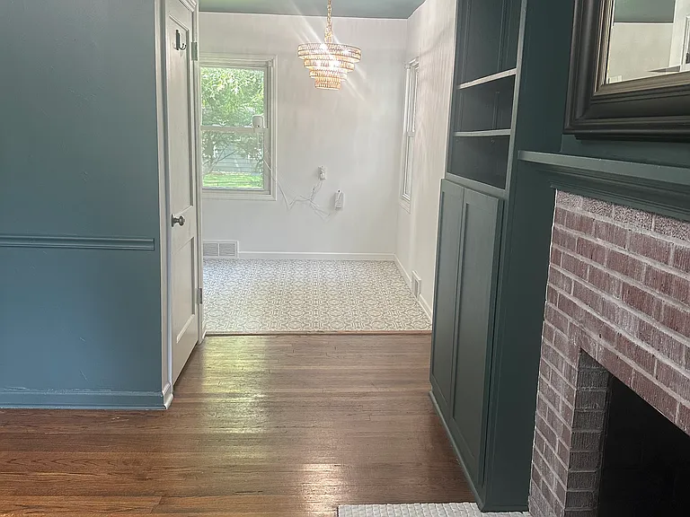 Living room to kitchen (recently renovated)