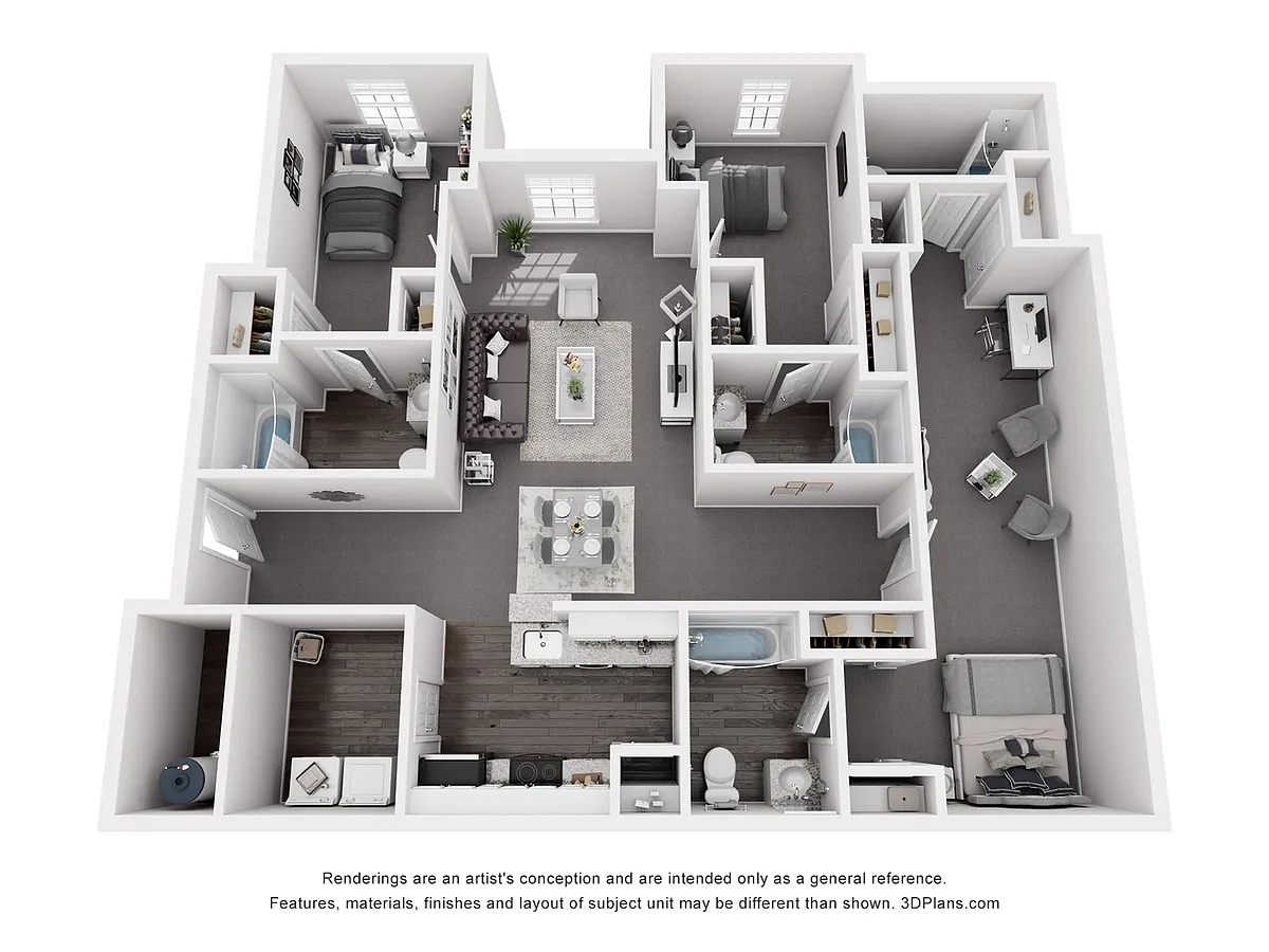 Floor plan 3x4 Renovated