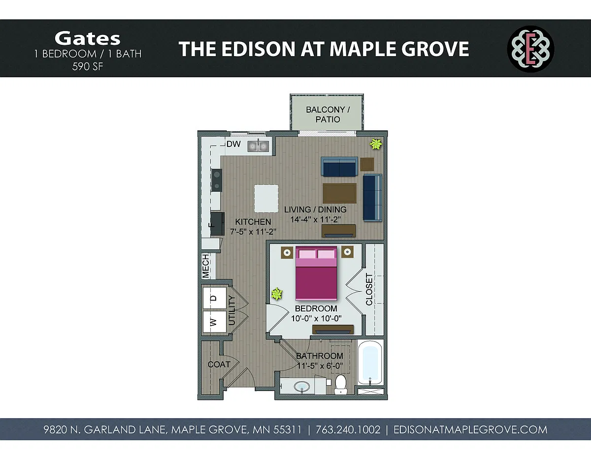 Floor plan Gates
