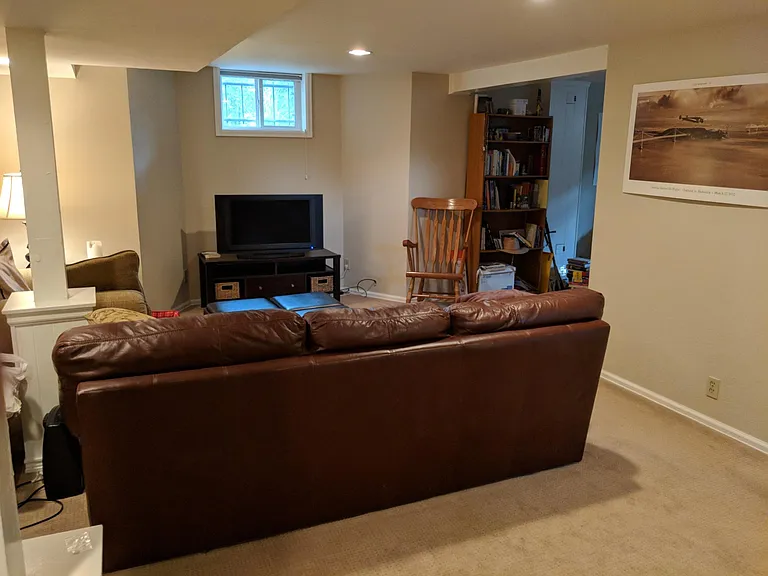 Downstairs family room