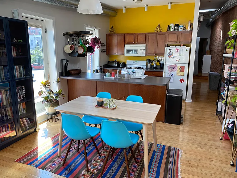 Dinning area and kitchen.