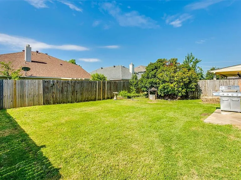 huge backyard