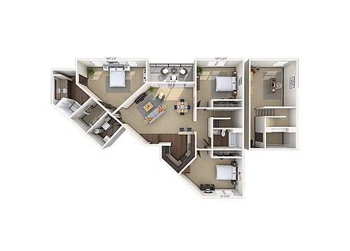 Floor plan Carlyle Loft